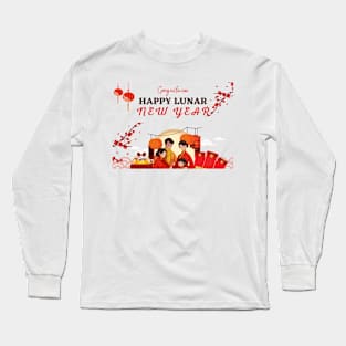 Happy Lunar New Year Long Sleeve T-Shirt